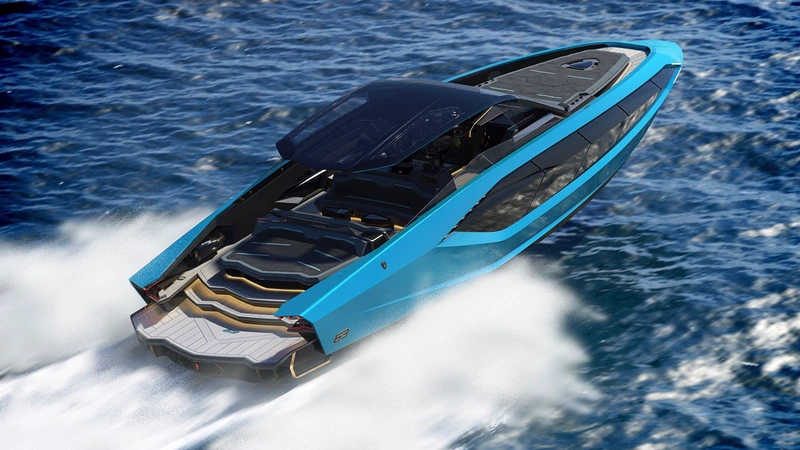 Lamborghini yachts are marine supercars.