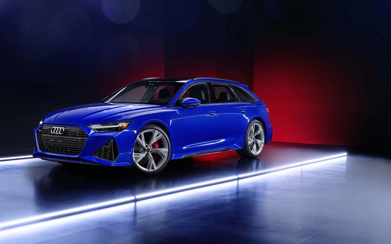 2021 Audi RS 6 Avant RS Tribute Edition: the blue Nogaro station wagon has finally arrived in the United States.