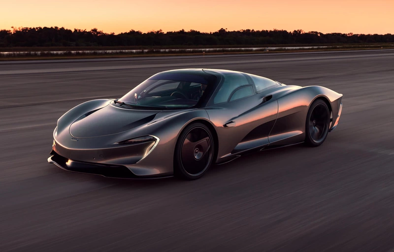 Here's a detail of the $2.2 million McLaren Speedtail