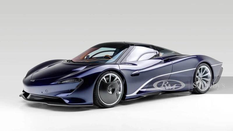 Up for auction is a 2020 McLaren Speedtail.