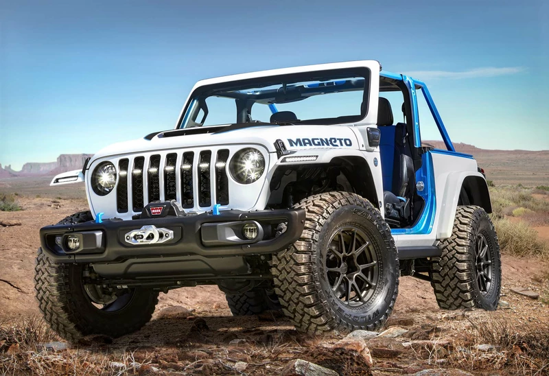 Electric Jeep Wrangler Magneto Unveils 2021 Moab Easter Safari Concept