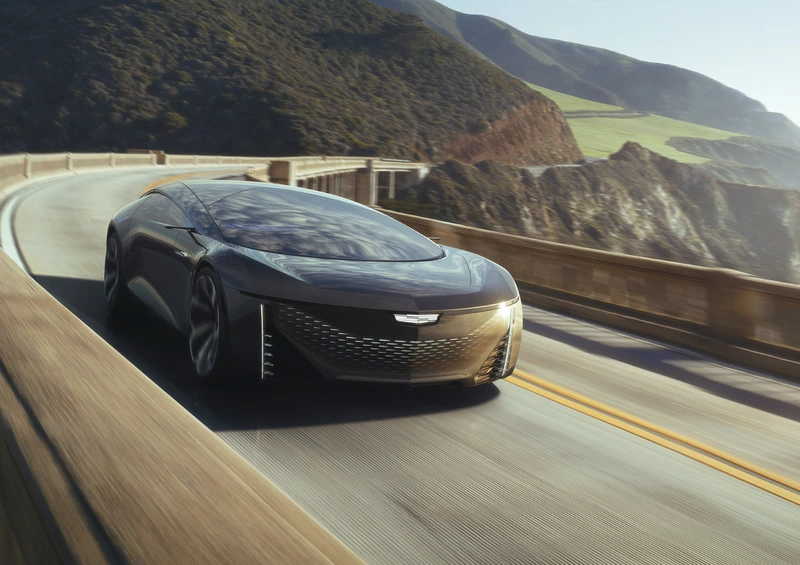 Cadillac introduces a personal self-driving car with the Halo InnerSpace concept.