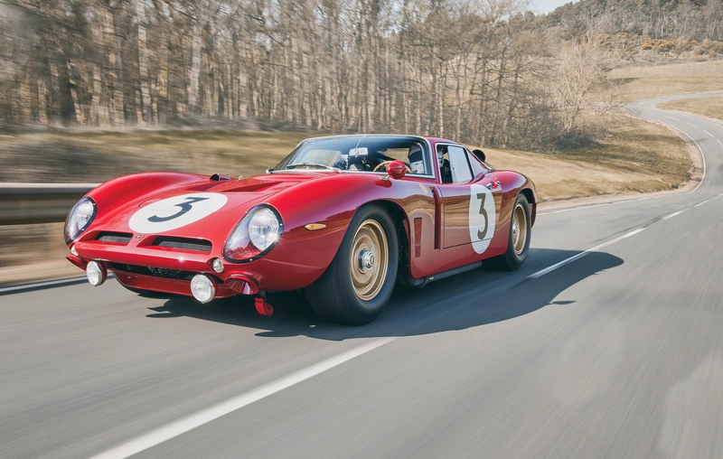 A restored Bizzarrini completes work on the first 5300 GT car.