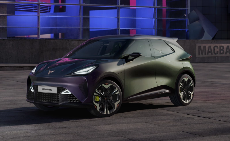 Cupra Urban Rebel Concept, representing a subcompact EV from Spain.