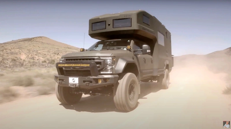 Earth Roamer LTi, roaming Jay Leno's garage.