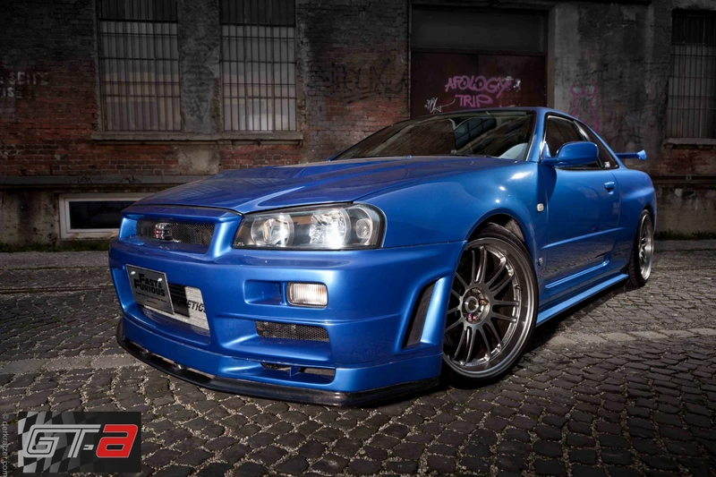 Bayside Blue R34 Nissan GT-R driven by Paul Walker for sale