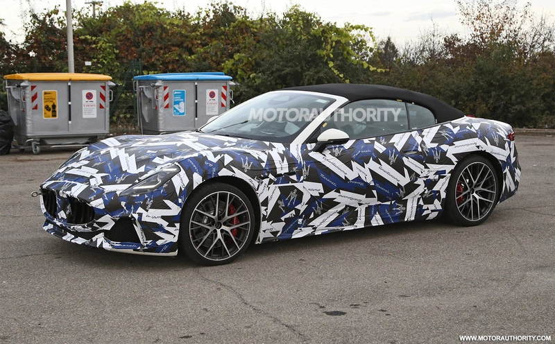 2024 Maserati GranTurismo Convertible Spy Shot