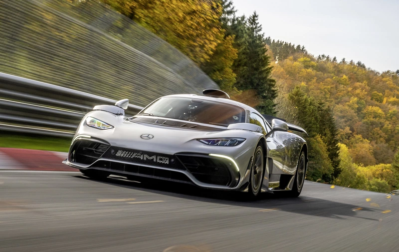 Mercedes-Benz AMG's "One" runs this fast around the ring