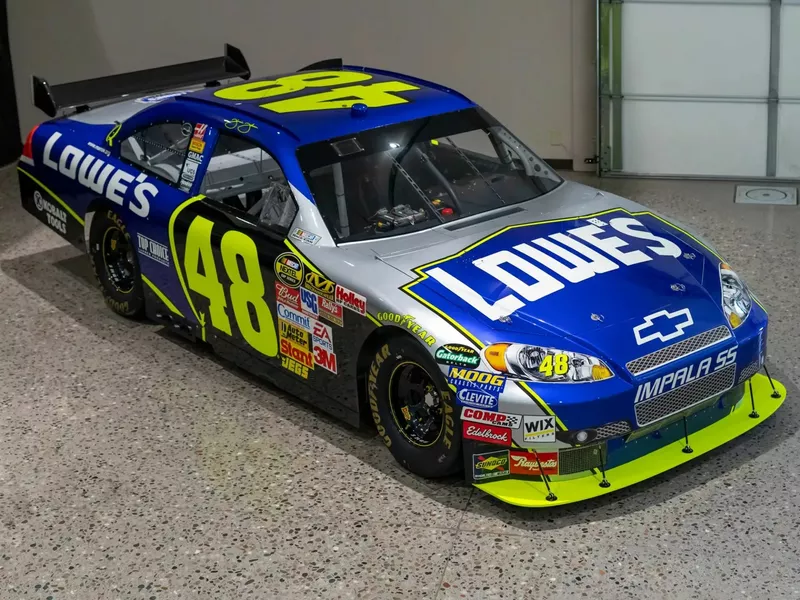 Jimmie Johnson's 2007 Chevrolet Impala SS NASCAR Race Car to Auction