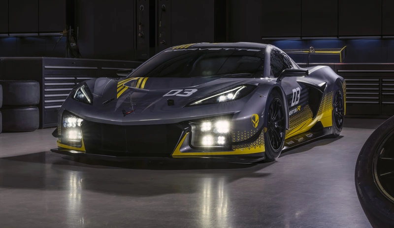 2024 Chevrolet Corvette Z06 GT3.R makes its debut at the 24 Hours of Daytona race.