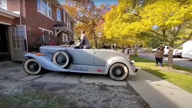 A 1931 Duesenberg J model that has been in the garage for 56 years.