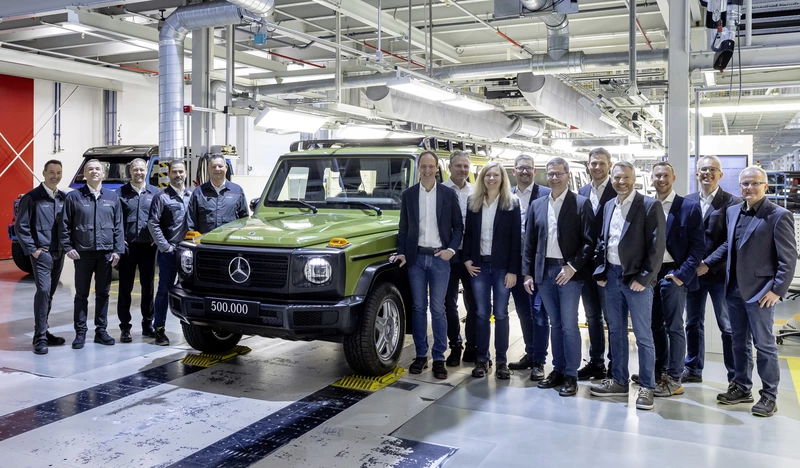 Mercedes-Benz G-Class Celebrates 500,000-Unit Milestone with Retro Design