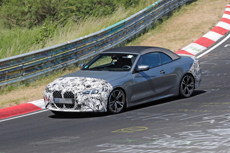 2024 BMW 4 Series Convertible Spy Shot