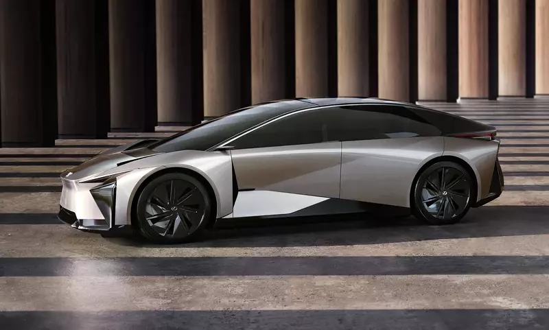 The Lexus LF-ZC concept is an announcement of the next generation electric car, which is scheduled for release in 2026