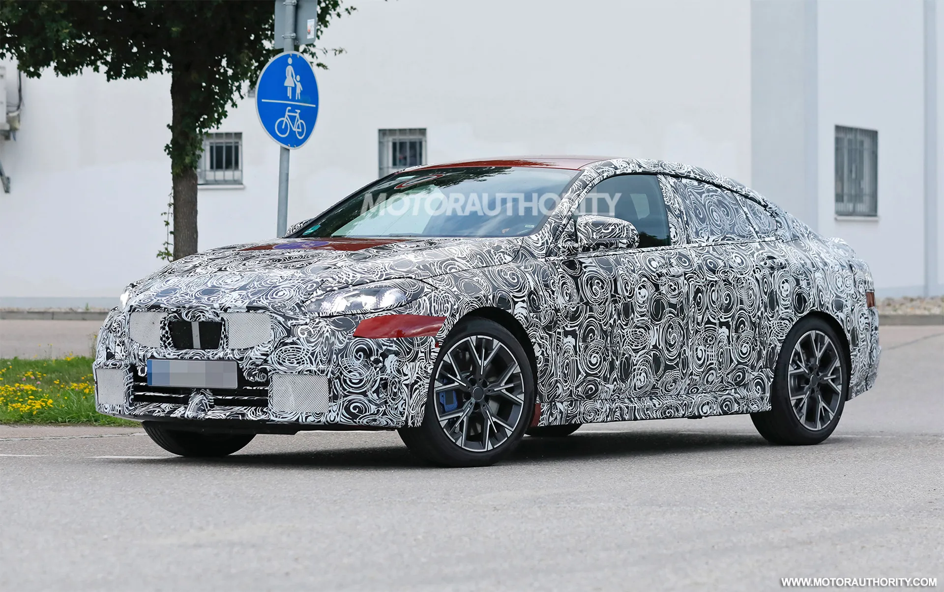 2025 BMW 2 Series Gran Coupe captured on video.