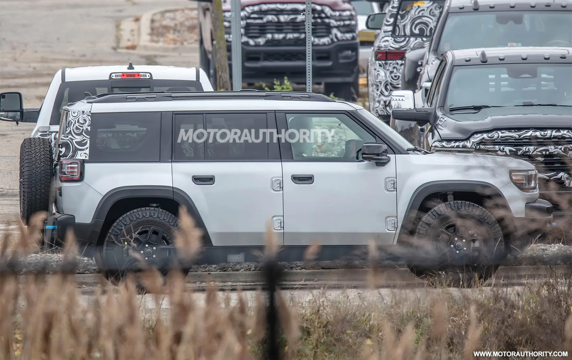 2025 Jeep reconnaissance electric off-roader spied in the form of production